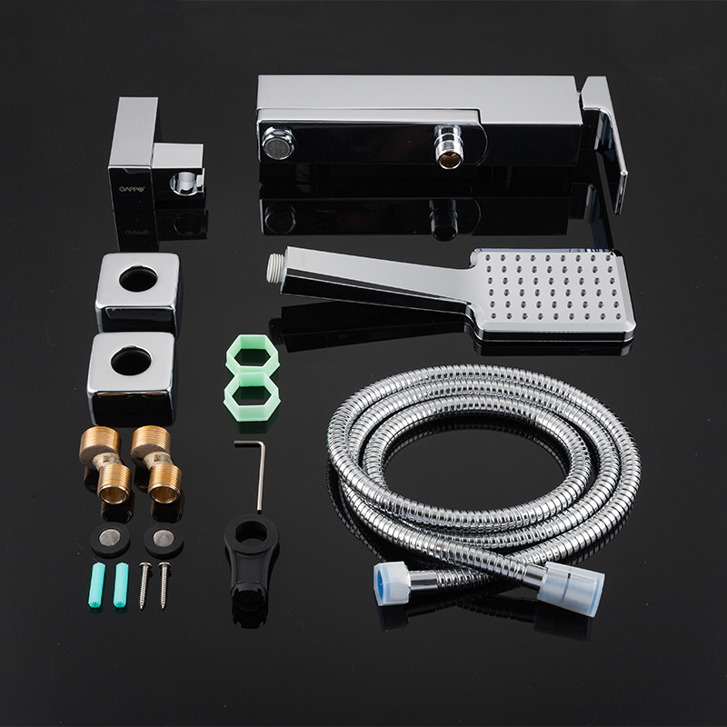 Смеситель д/ванны GAPPO G3218 латунь /хром /Ø35мм /лейка 1 реж - Изображение №5