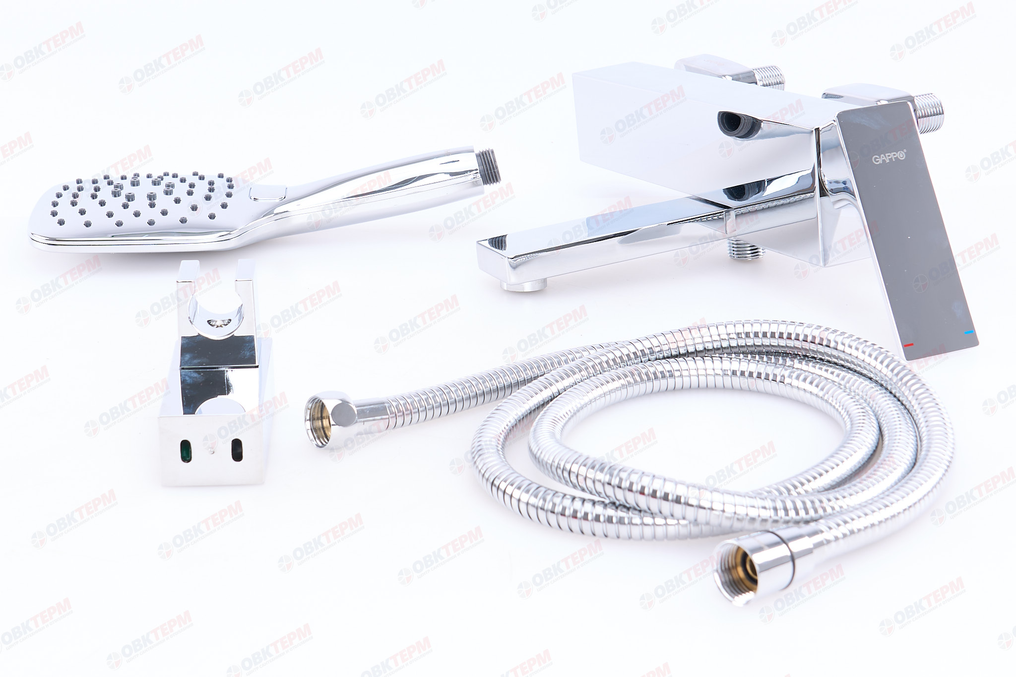 Смеситель д/ванны GAPPO G3218 латунь /хром /Ø35мм /лейка 1 реж - миниатюра №10