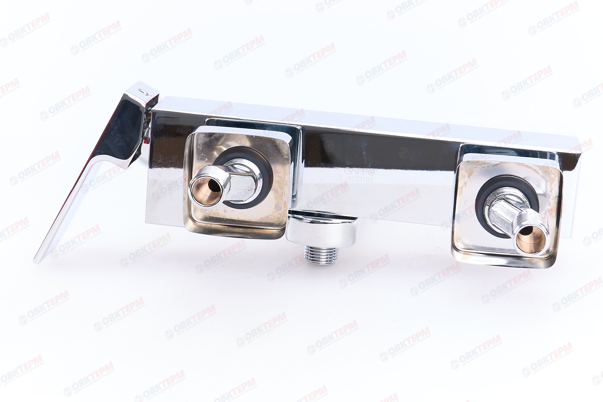 Смеситель д/ванны GAPPO G3218 латунь /хром /Ø35мм /лейка 1 реж - миниатюра №11