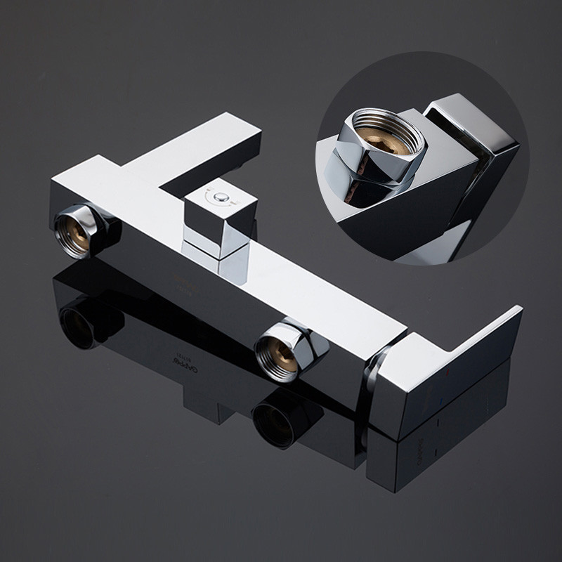 Смеситель д/ванны хром  G3239*   (ф25, короткий гусак, евро перекл)    GAPPO - миниатюра №3