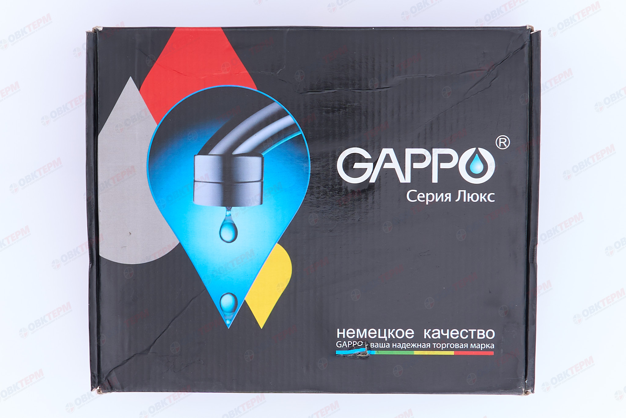 Смеситель д/ванны хром  G3239*   (ф25, короткий гусак, евро перекл)    GAPPO - миниатюра №12