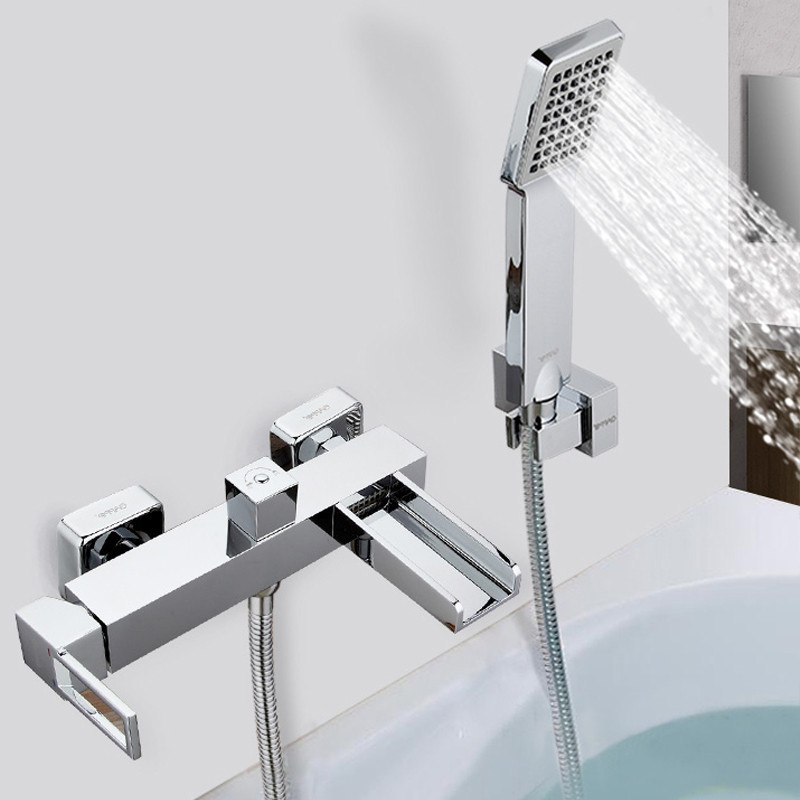 Смеситель д/ванны хром  G3240*   (ф25, короткий гусак, евро перекл)    GAPPO - миниатюра №7