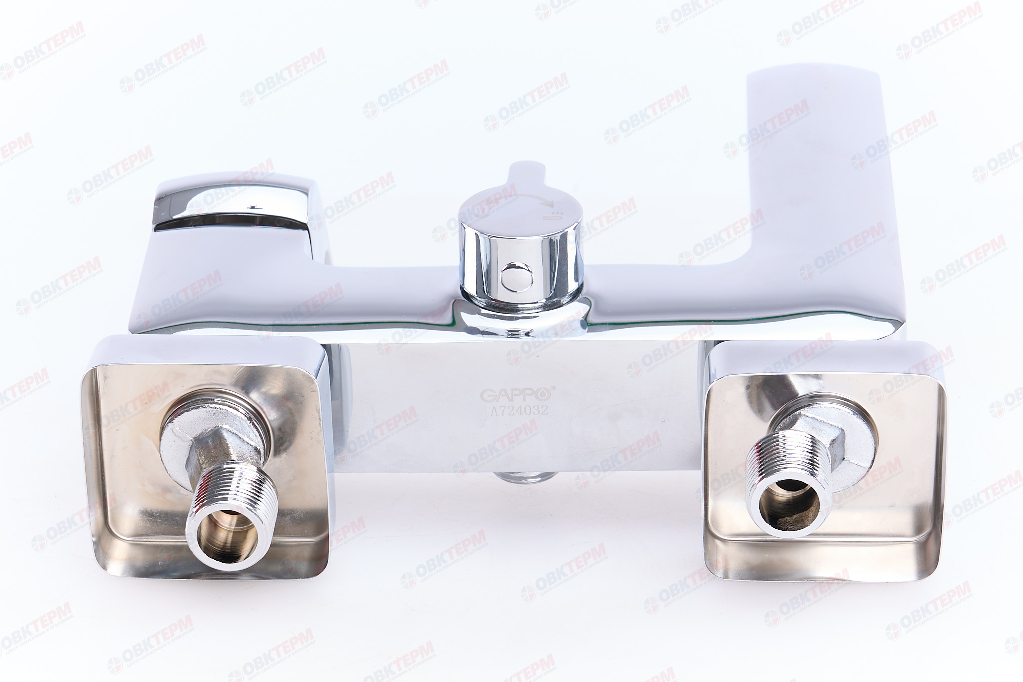 Смеситель д/ванны GAPPO G3250-8 латунь /хром /Ø35мм /лейка 3 реж - миниатюра №11