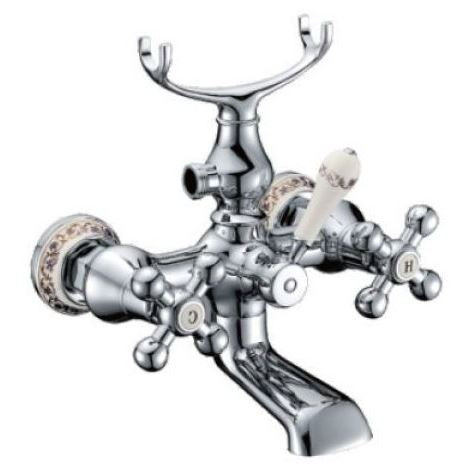 Смеситель д/ванны хром  G3265*   (короткий гусак, евро перекл 90, п/об)   GAPPO - Изображение №1