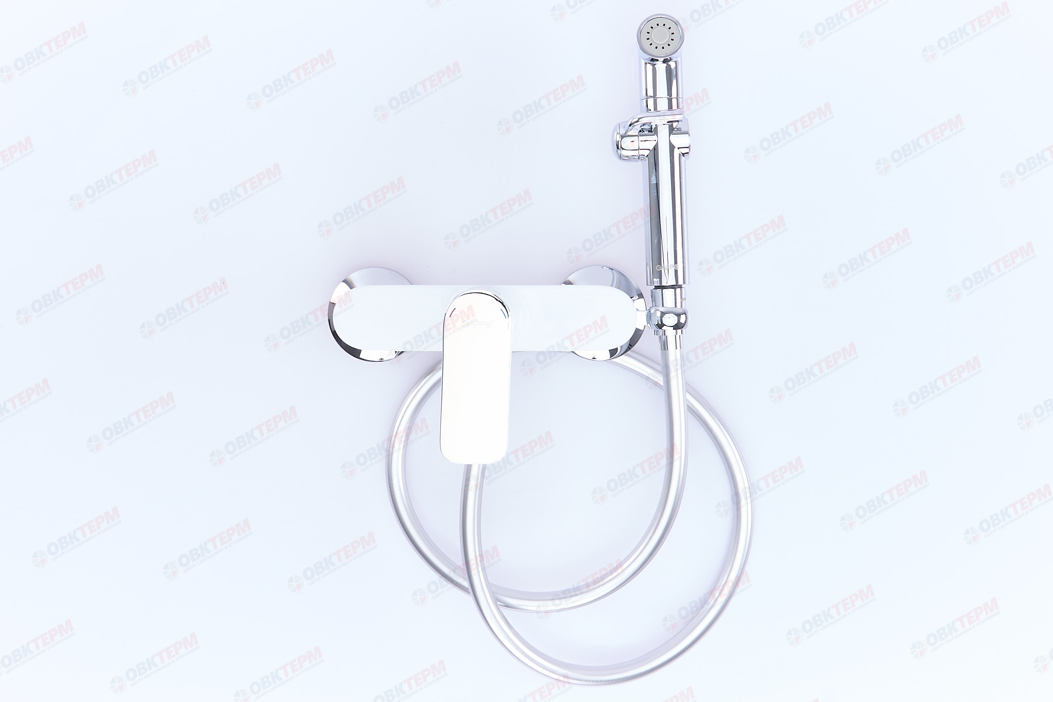 Смеситель с гигиеническим душем GAPPO G2048-8 латунь /белый - миниатюра №9