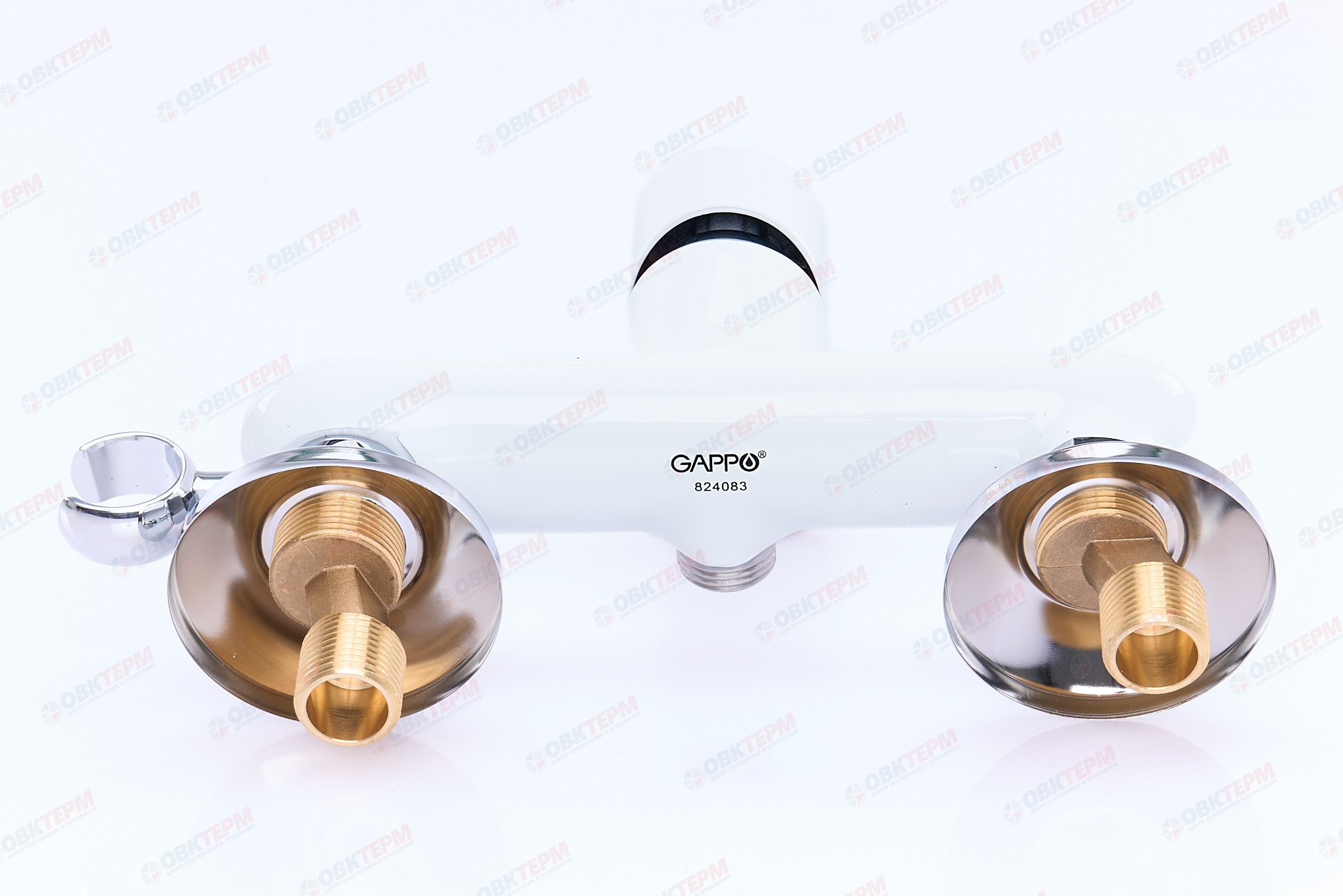 Смеситель с гигиеническим душем GAPPO G2048-8 латунь /белый - миниатюра №11