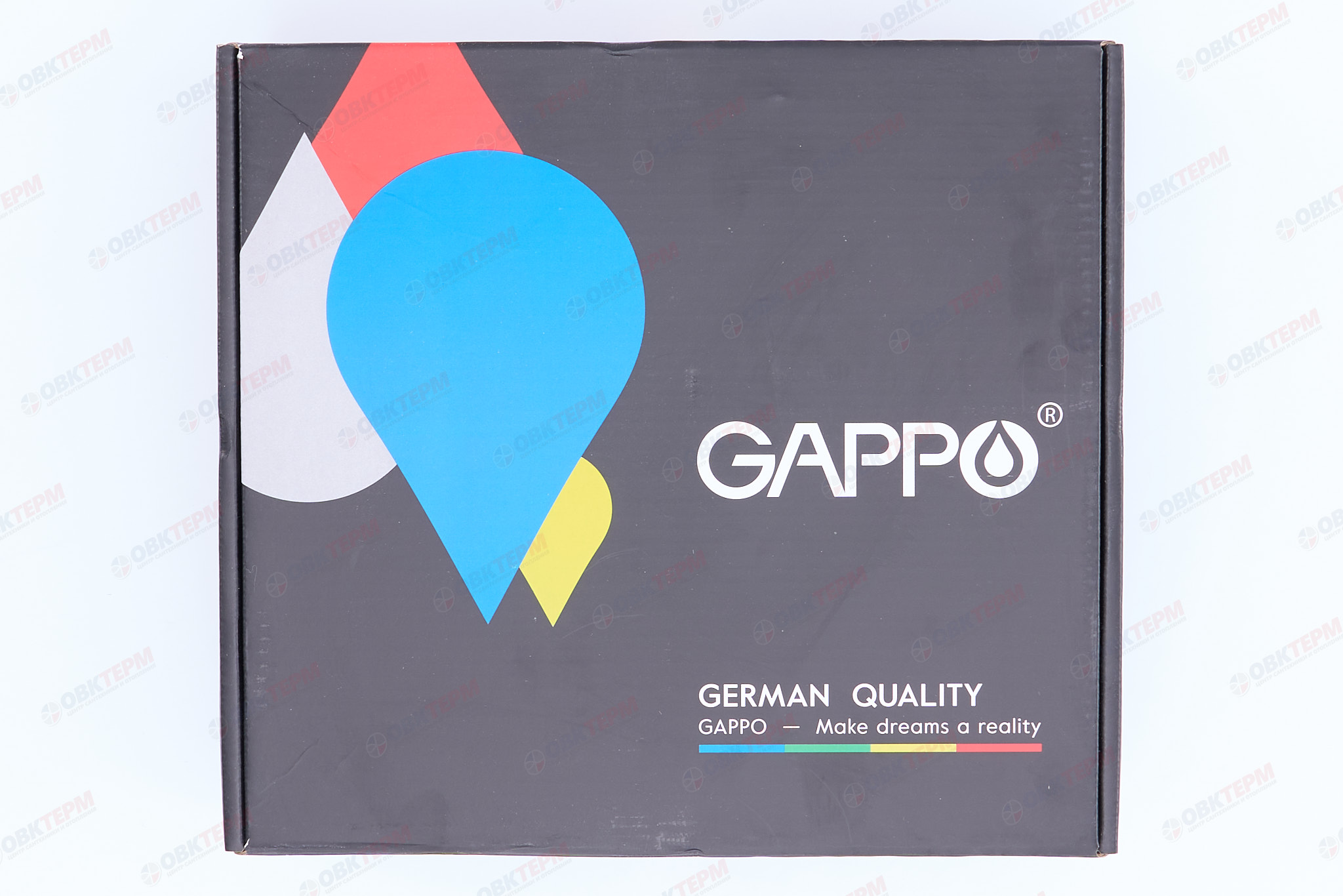 Смеситель с гигиеническим душем GAPPO G2048-8 латунь /белый - миниатюра №13