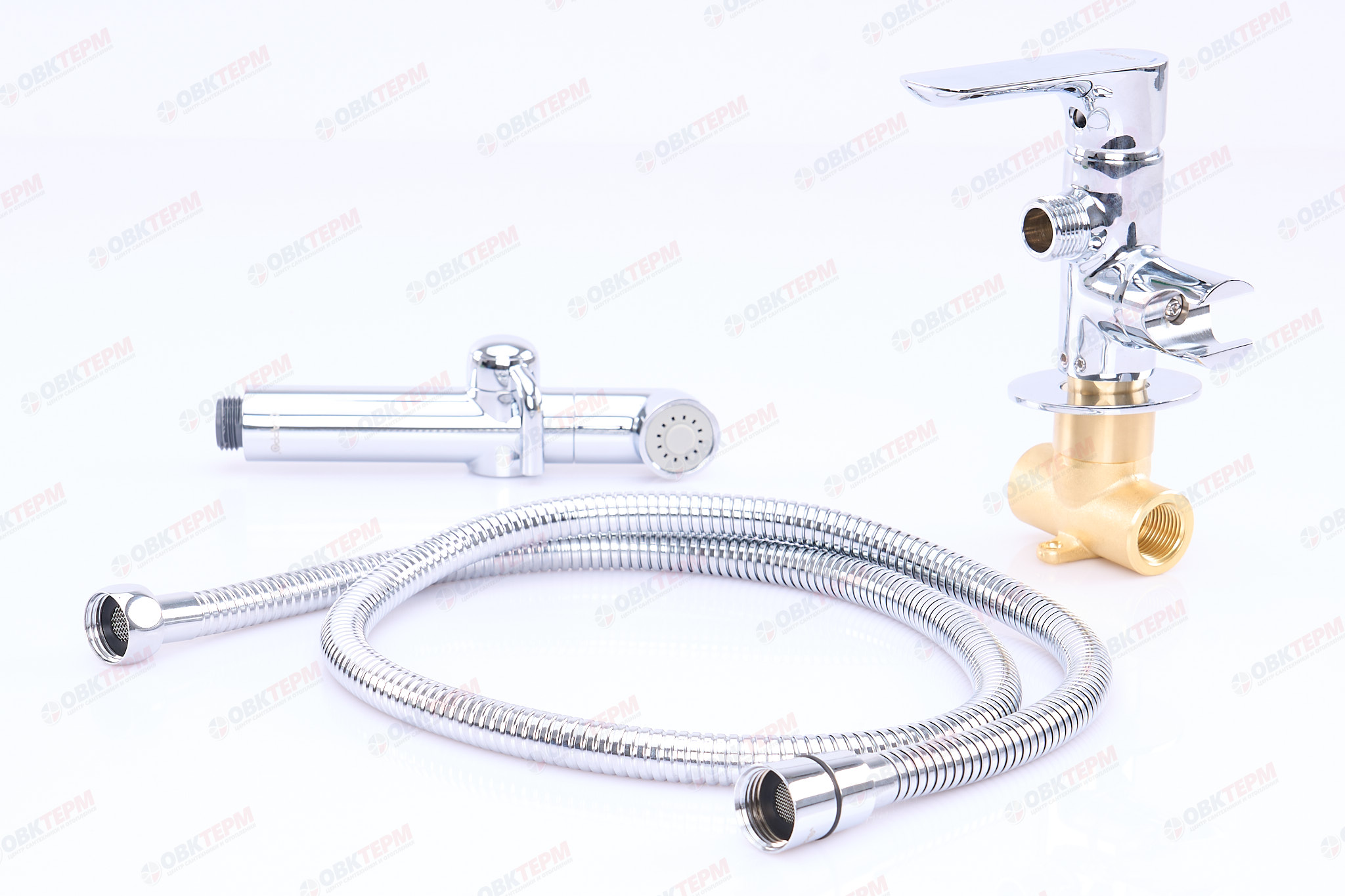 Смеситель с гигиеническим душем GAPPO G7248-1 латунь /хром - миниатюра №10