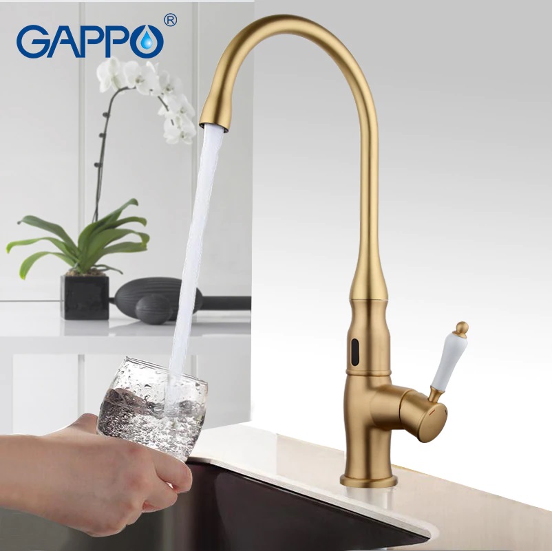 Смеситель д/кухни  сенсор бронза    G521             GAPPO - миниатюра №8