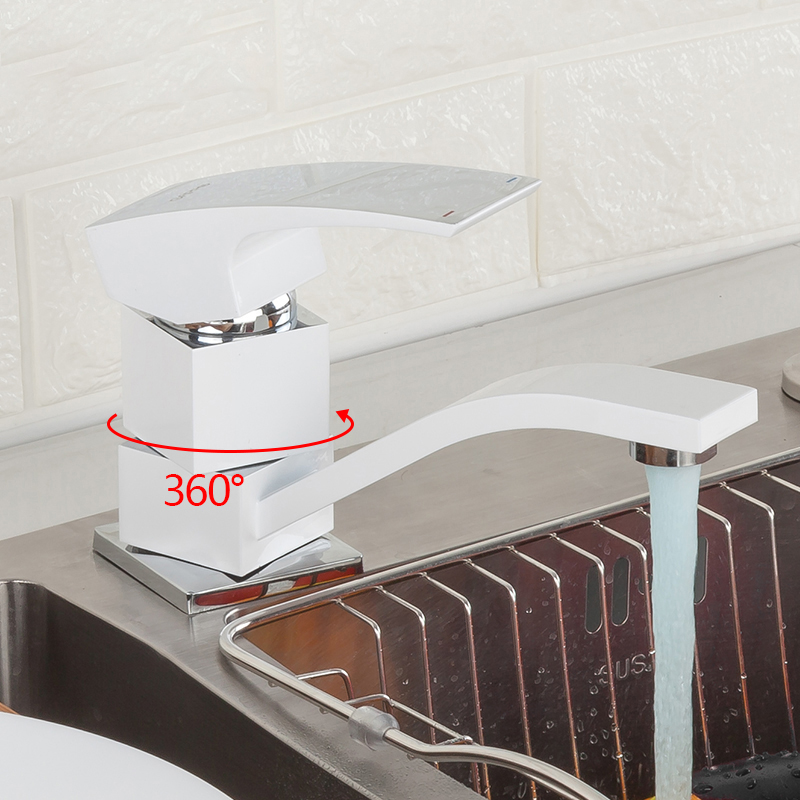 Смеситель д/кухни белый  G4507-7*              GAPPO - миниатюра №7