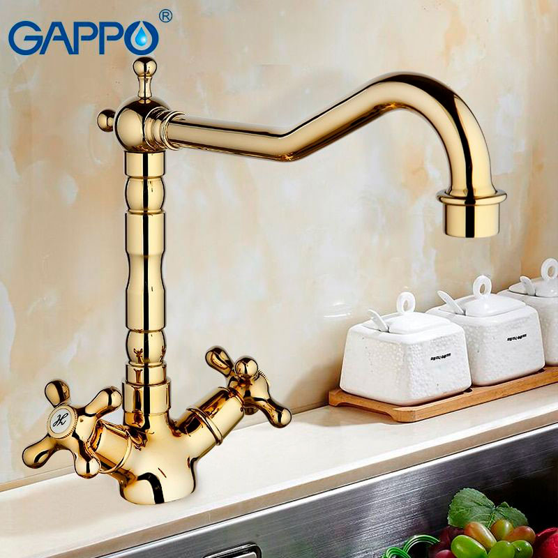 Смеситель д/кухни бронза  G4063-4 ( (высокий гусак, на шпильке, п/об))  GAPPO - Изображение №3