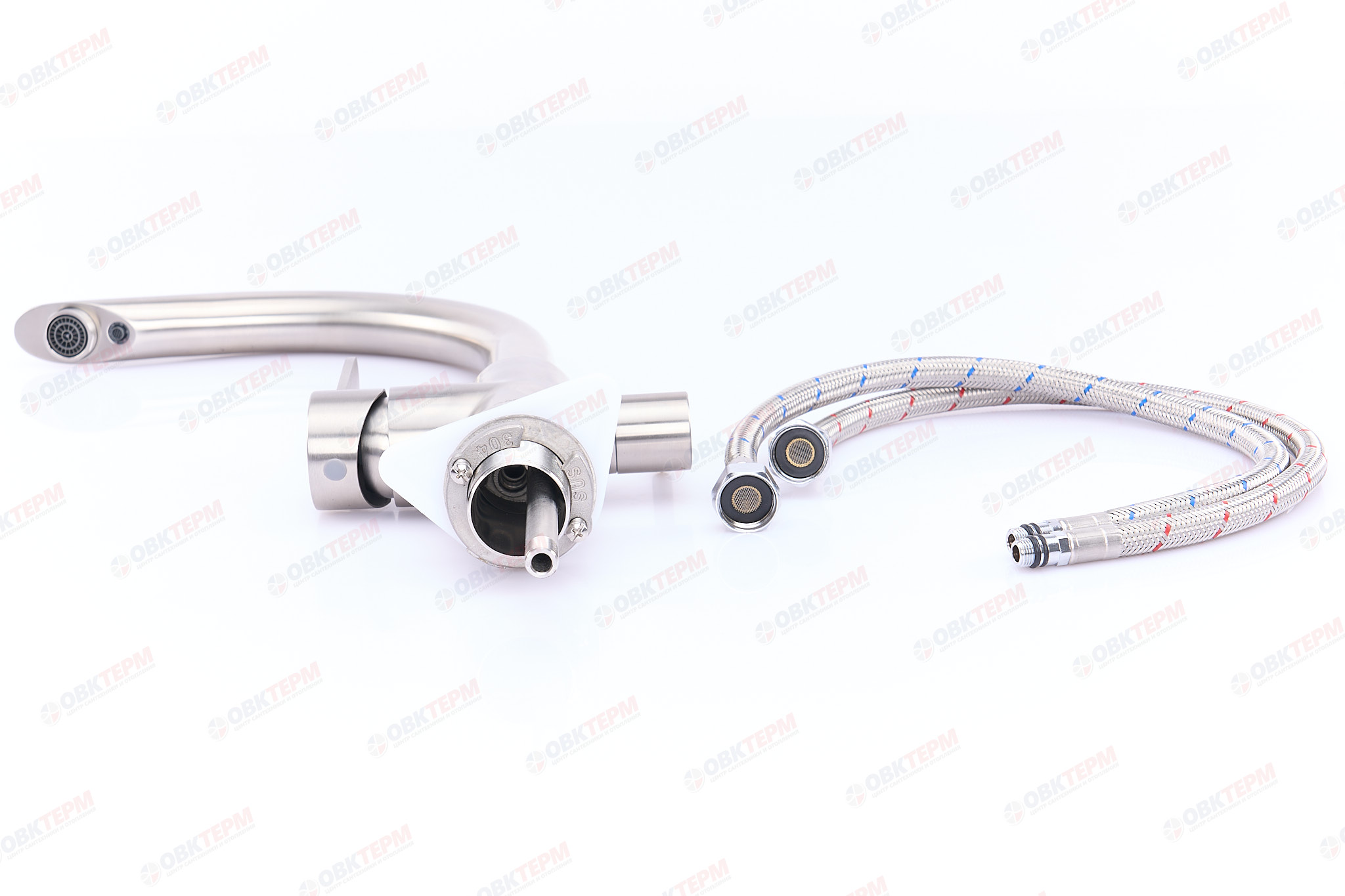 Смеситель д/кухни под ФИЛЬТР GAPPO G4399 нерж/сталь /35мм /шпилька - миниатюра №6