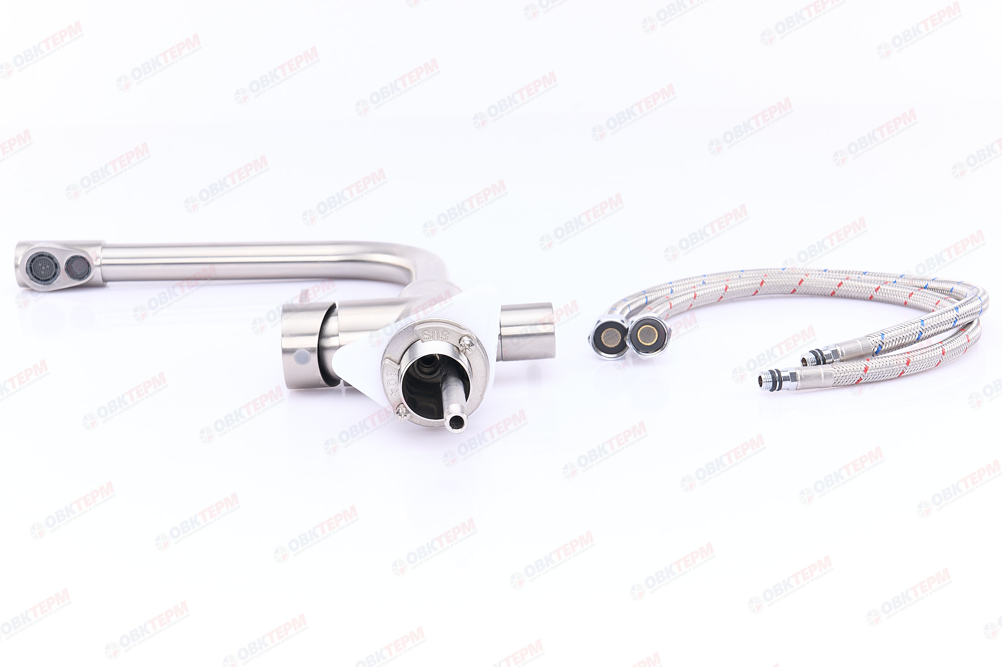 Смеситель д/кухни под ФИЛЬТР GAPPO G4399-1 нерж/сталь /35мм /шпилька - миниатюра №6