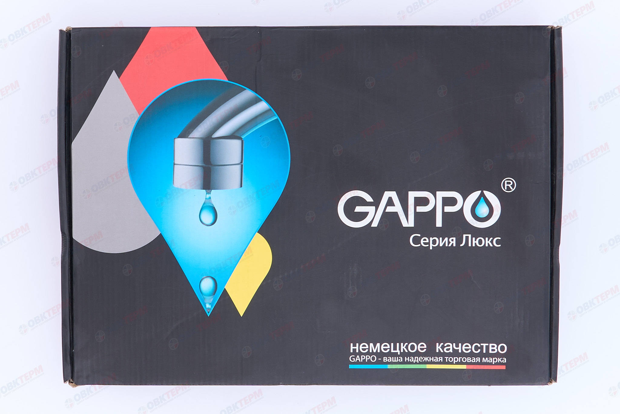 Смеситель д/кухни плзолоч  G4063-6* ( (высокий гусак, на шпильке, п/об))  GAPPO - миниатюра №8
