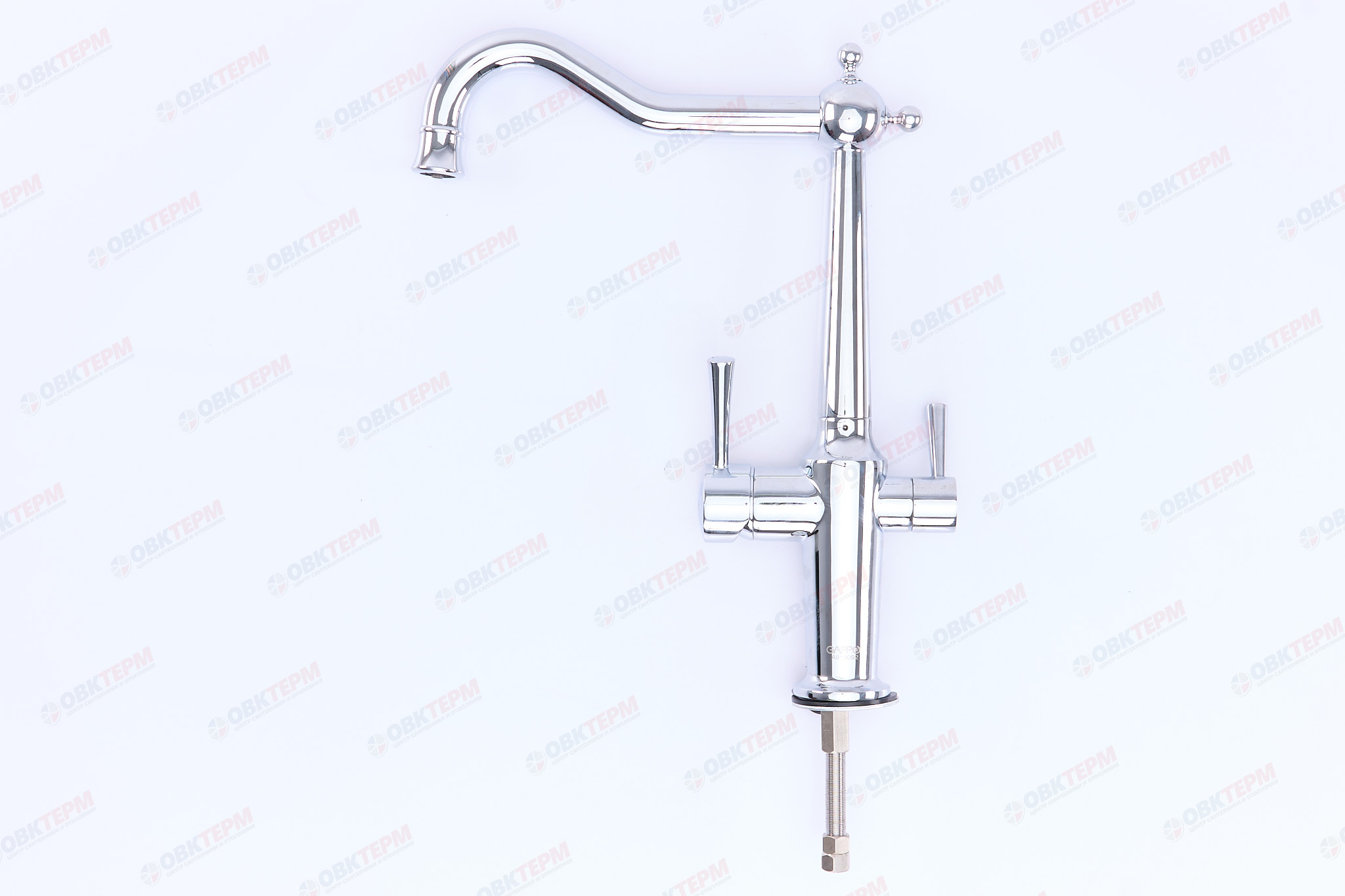 Смеситель д/кухни под ФИЛЬТР GAPPO G4398-14 хром (Ø35, на шпильке) - миниатюра №4