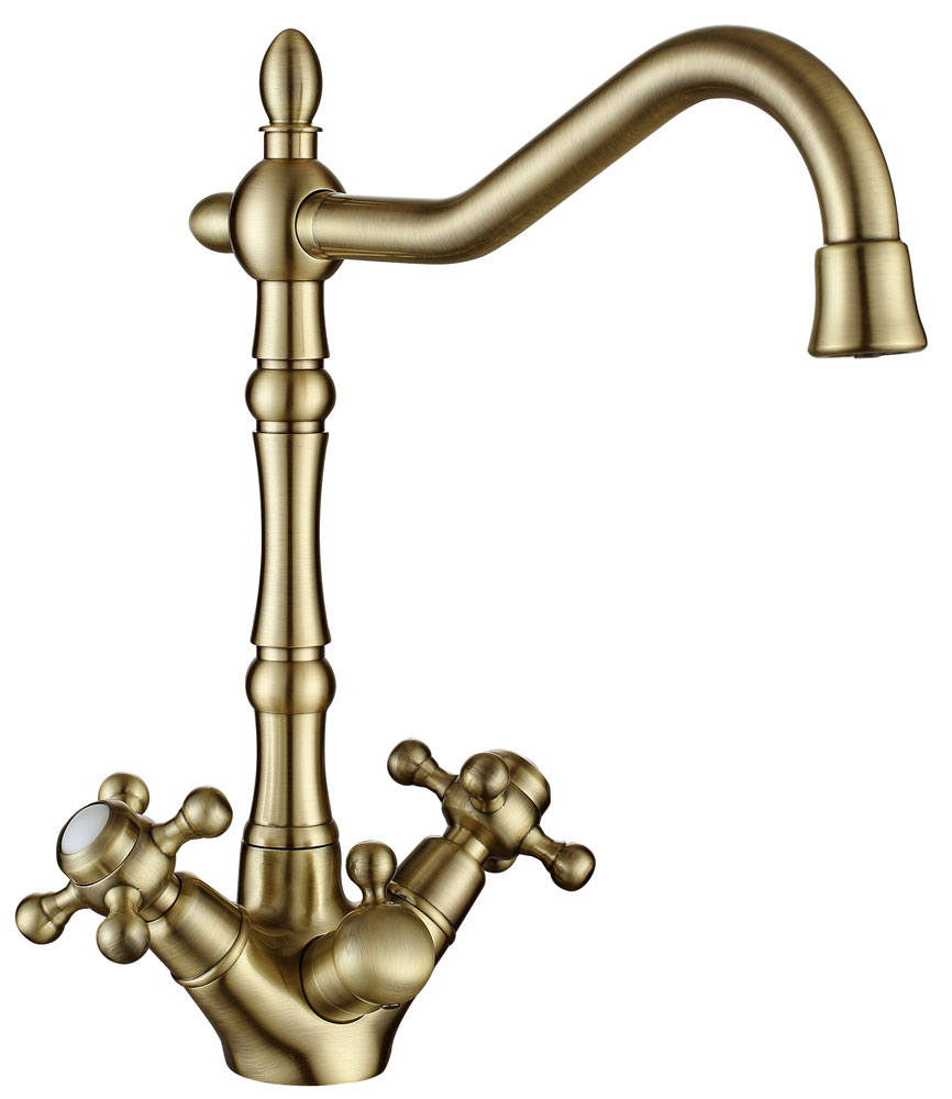 Смеситель д/кухни под ФИЛЬТР GAPPO G4398-3* бронза - изображение №1