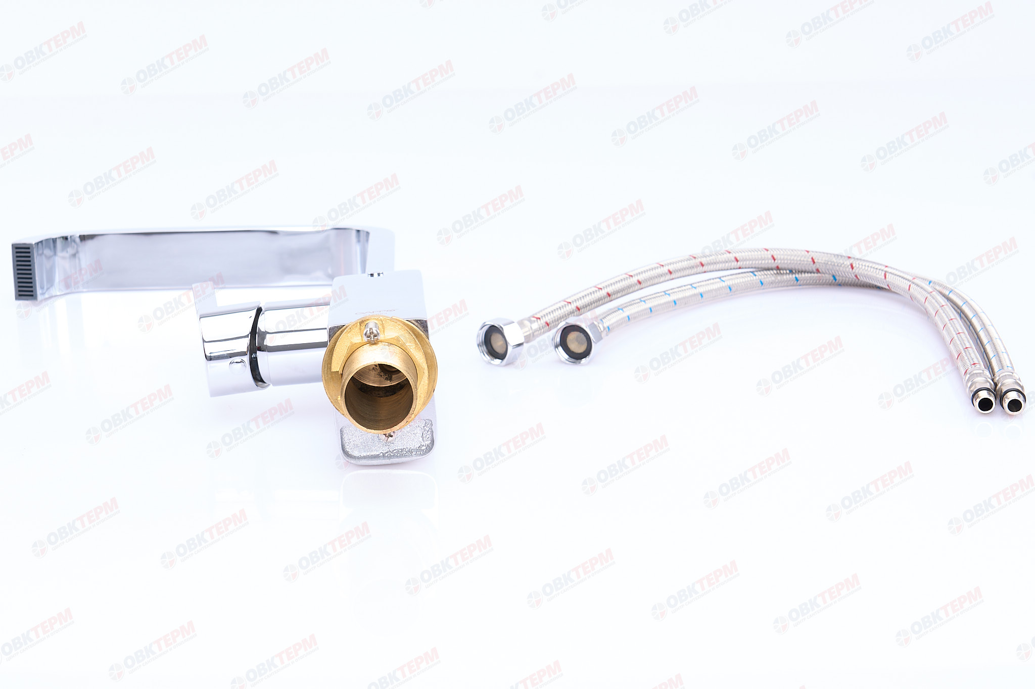 Смеситель д/кухни хром  G4004*       (ф35, высокий гусак, на гайке)  GAPPO - Изображение №5