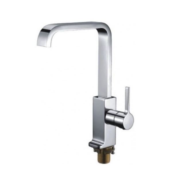 Смеситель д/кухни хром  G4004*       (ф35, высокий гусак, на гайке)  GAPPO - Изображение №1