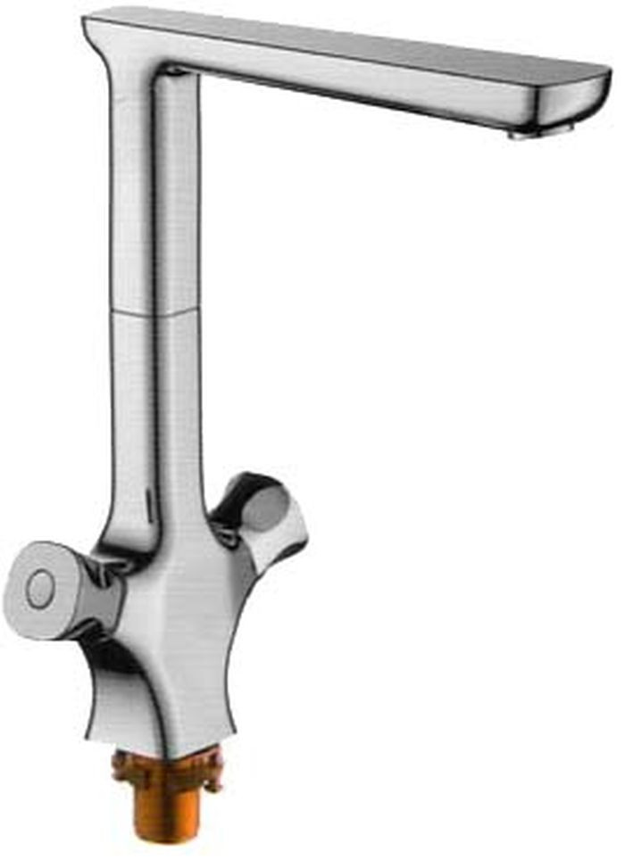 Смеситель д/кухни хром  G4030 *      (ф40, высокий гуск, на гайке)  GAPPO - Изображение №1