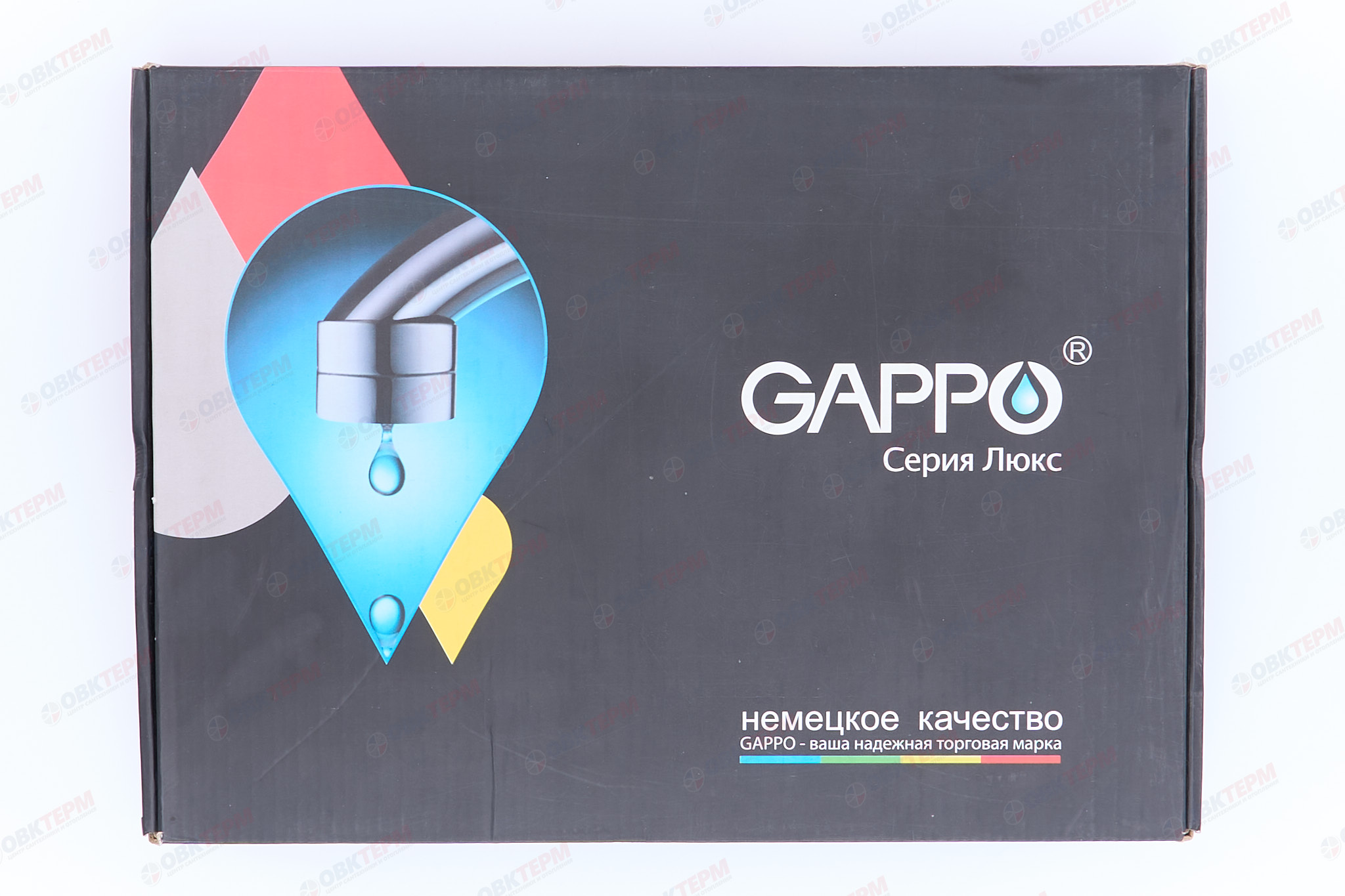 Смеситель д/кухни хром  G4040*       (ф25, высокий гуск, на шпильке)  GAPPO - миниатюра №7