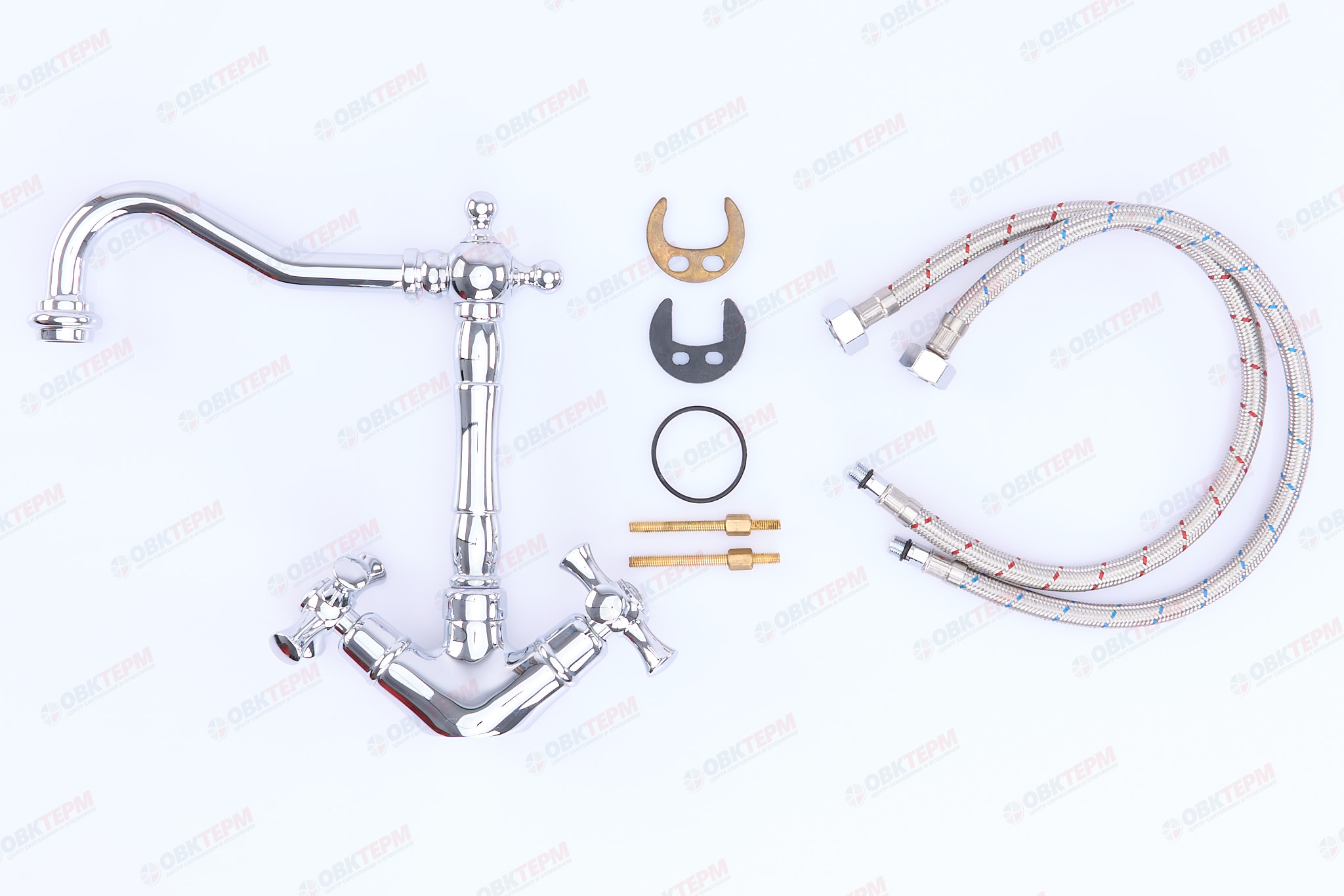 Смеситель д/кухни GAPPO G4042  хром (высокий гуск, на шпильке, п/об) - миниатюра №6