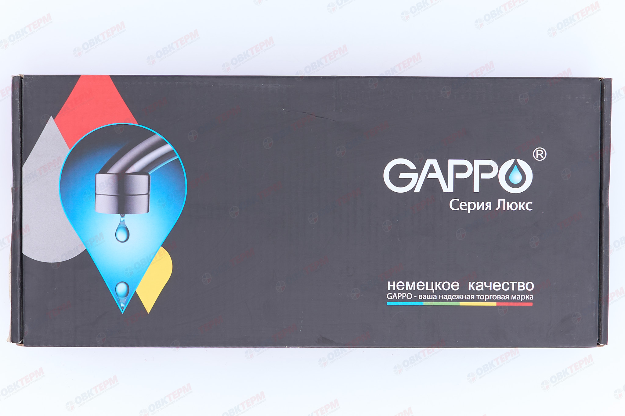 Смеситель д/кухни буксовый GAPPO G4043 латунь /хром (высокий гуск, на шпильке, керам. кран-буксы) - миниатюра №7