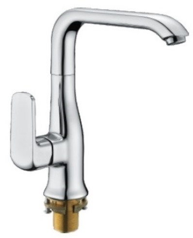 Смеситель д/кухни хром  G4060*       (ф35, высокий гуск, на гайке)  GAPPO - Изображение №1