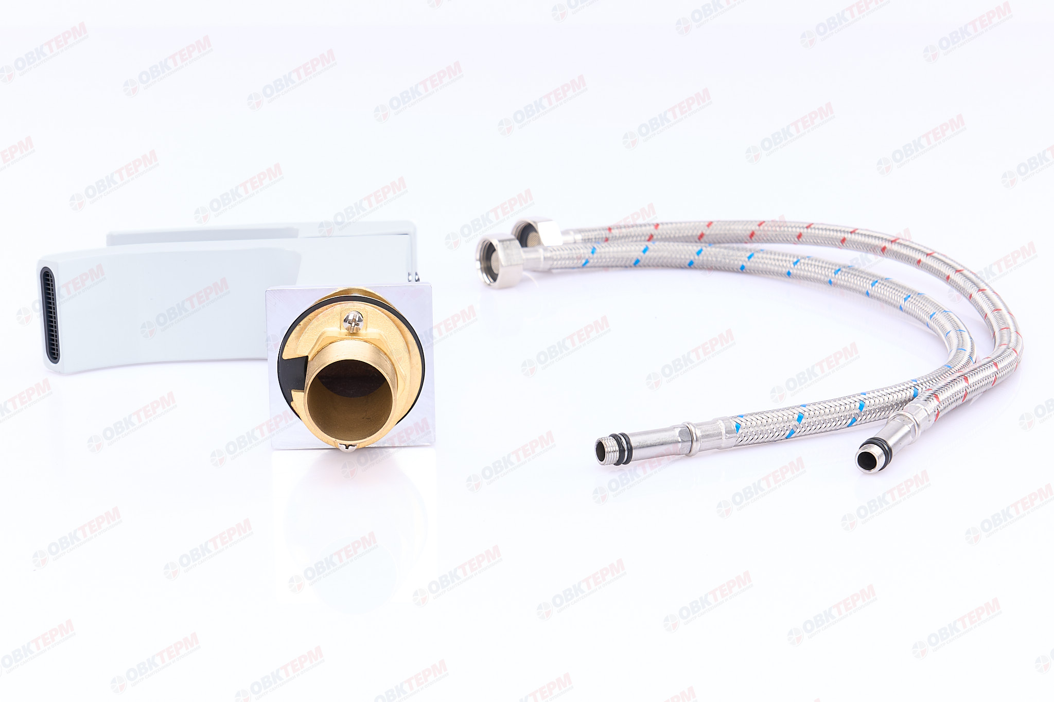 Смеситель д/раковины GAPPO G1007-8 латунь /белый/хром (Ø35, на гайке) - миниатюра №8