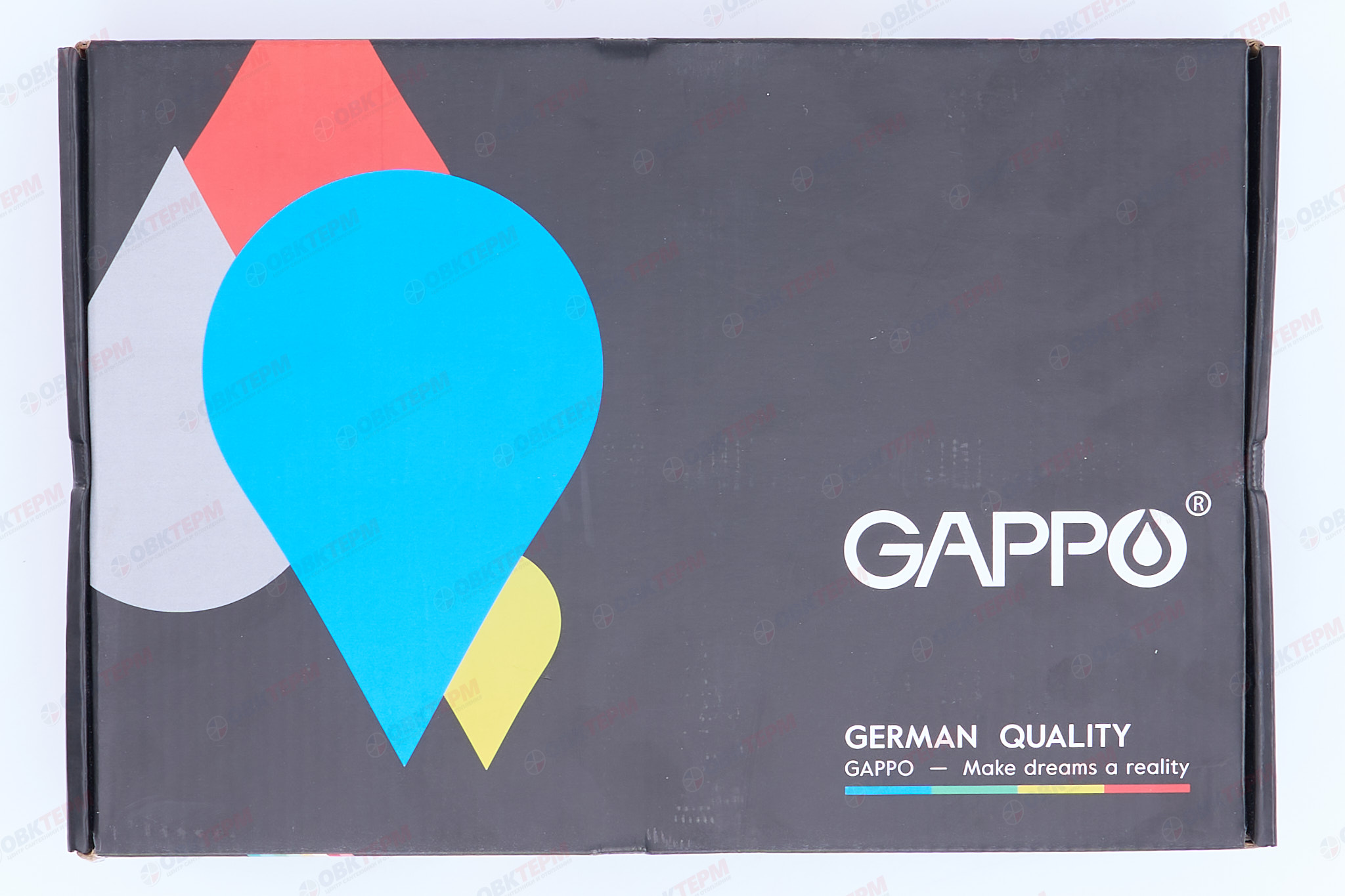 Смеситель д/раковины GAPPO G1017-8 латунь /белый /хром (Ø35, на гайке) - миниатюра №8