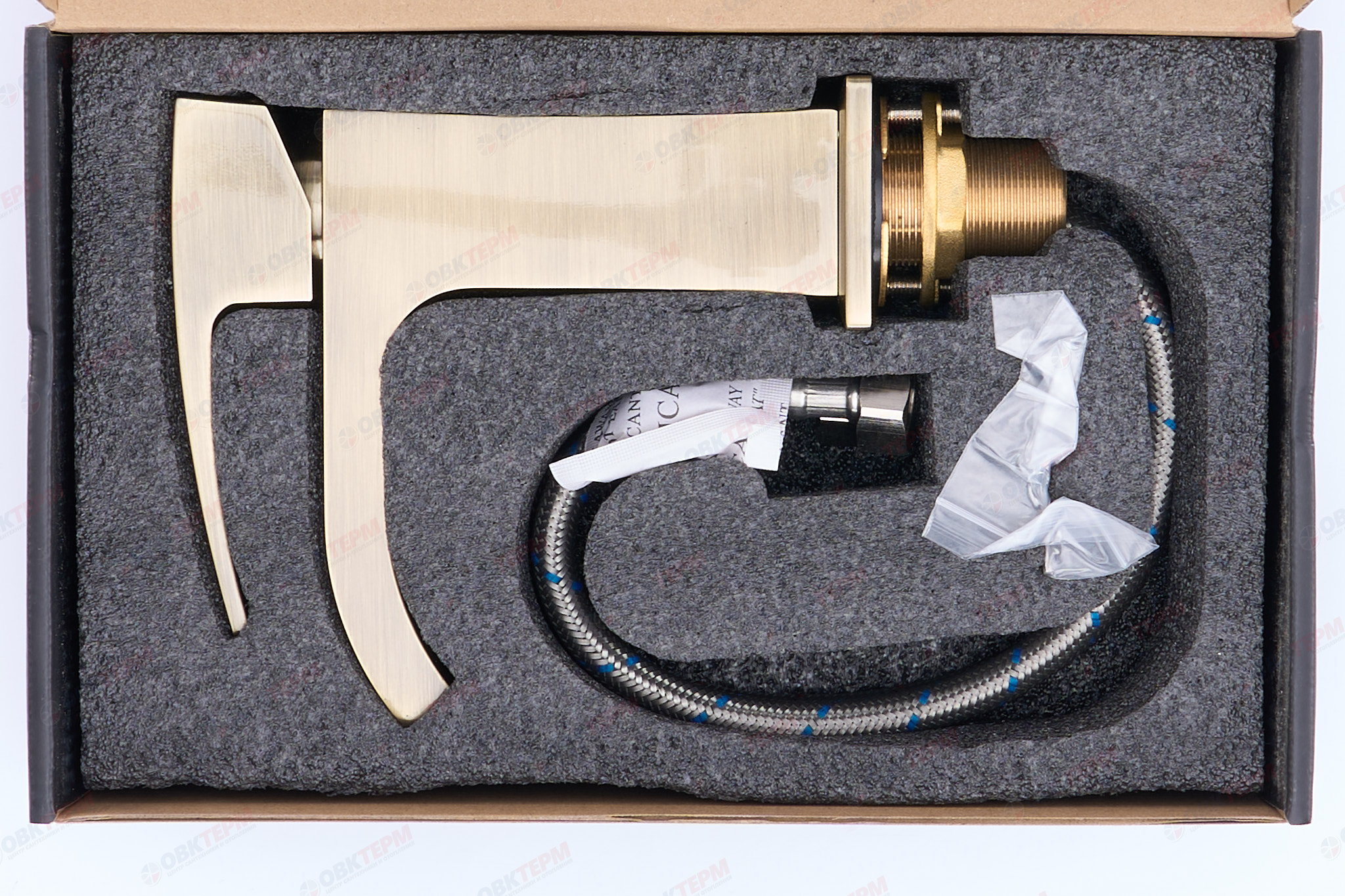 Смеситель д/раковины GAPPO G1007-4 латунь /бронза  (Ø35, на гайке) - миниатюра №8