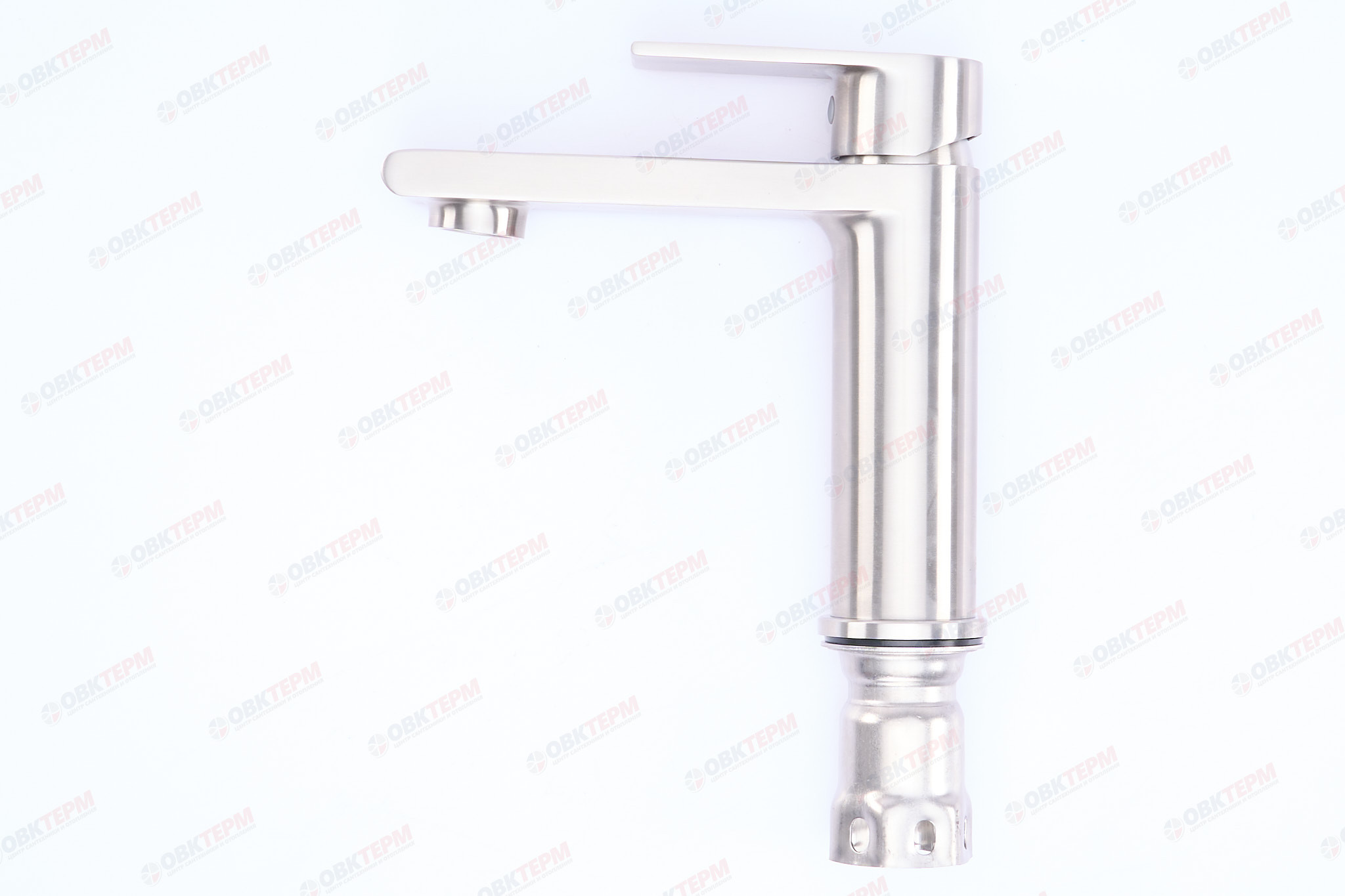 Смеситель д/умывальника GAPPO G1099-20 нерж/сталь (катридж 35мм, на ГАЙКЕ) - Изображение №4