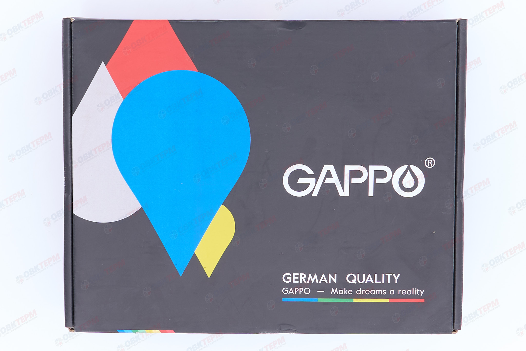 Смеситель д/раковины позолоч   G1063-6*    (на шпильке, п/об)   GAPPO - миниатюра №9