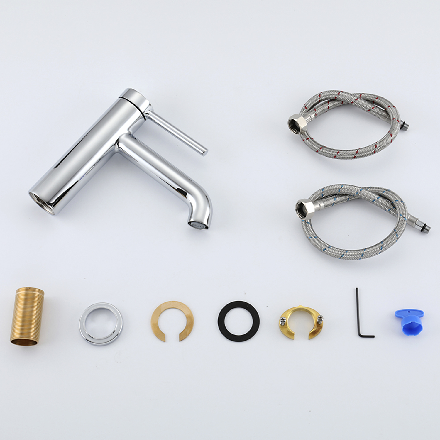 Смеситель д/раковины GAPPO G1006 латунь /хром /ф40 /на гайке - миниатюра №5