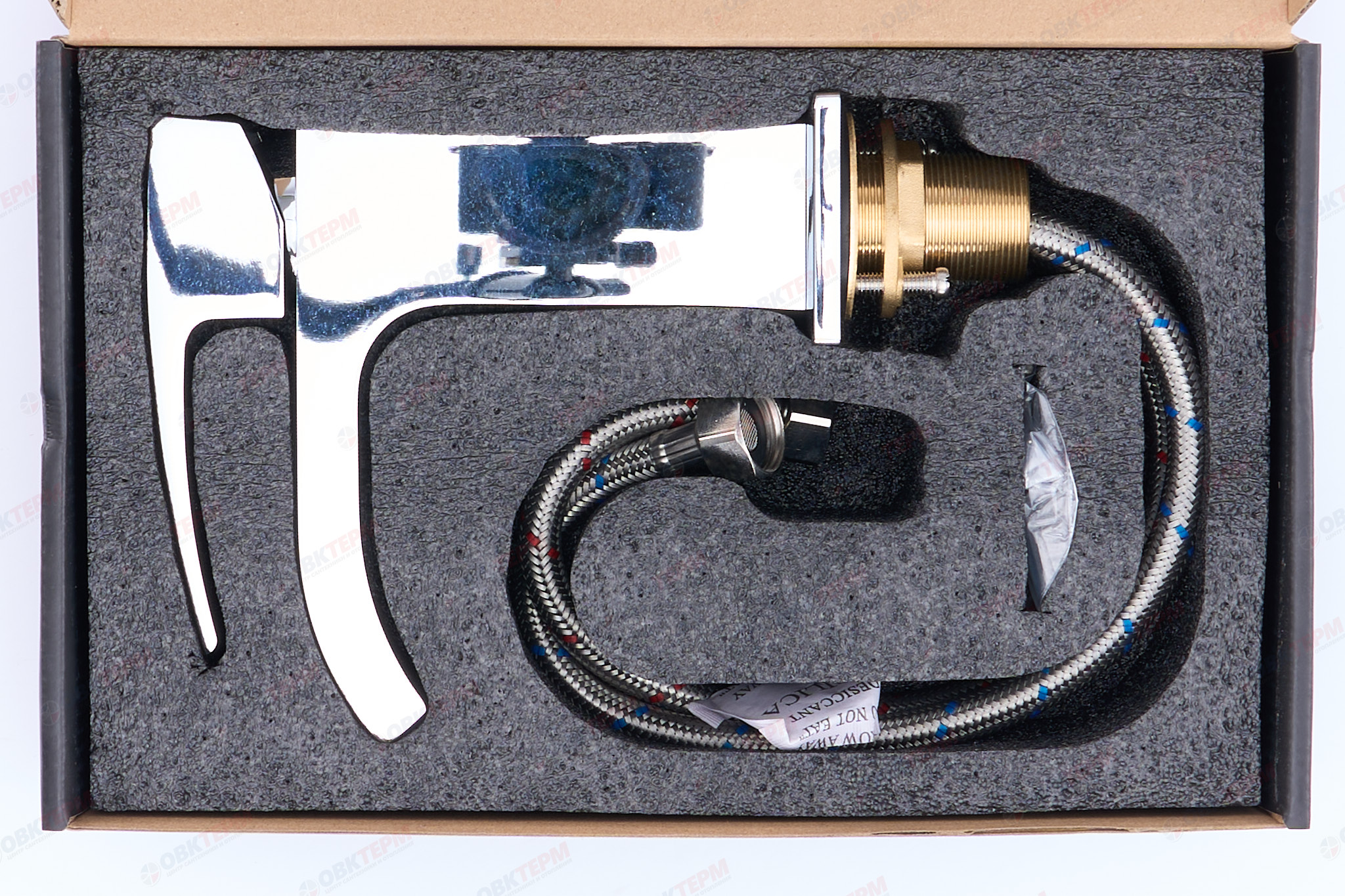 Смеситель д/раковины GAPPO G1007-1 латунь /хром (Ø35, на гайке) - миниатюра №11