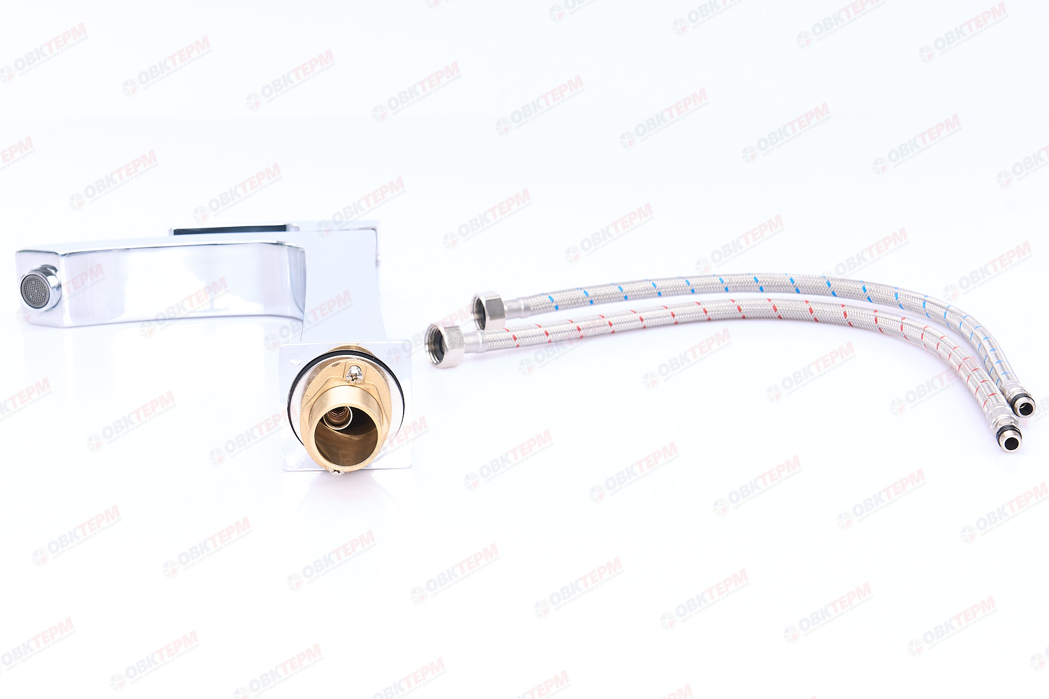 Смеситель д/раковины GAPPO G1007-11 латунь /хром (высокий, Ø35, на гайке) - миниатюра №6