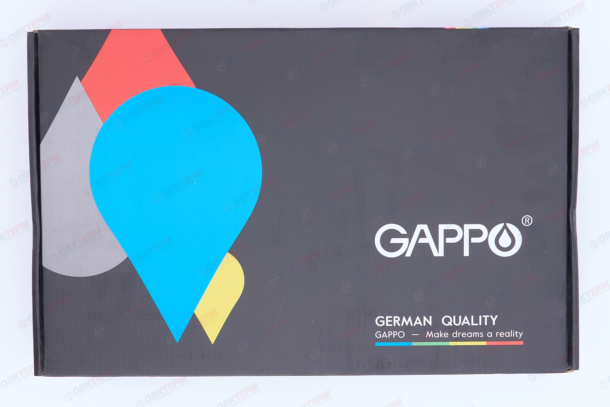 Смеситель д/раковины GAPPO G1007-11 латунь /хром (высокий, Ø35, на гайке) - миниатюра №8