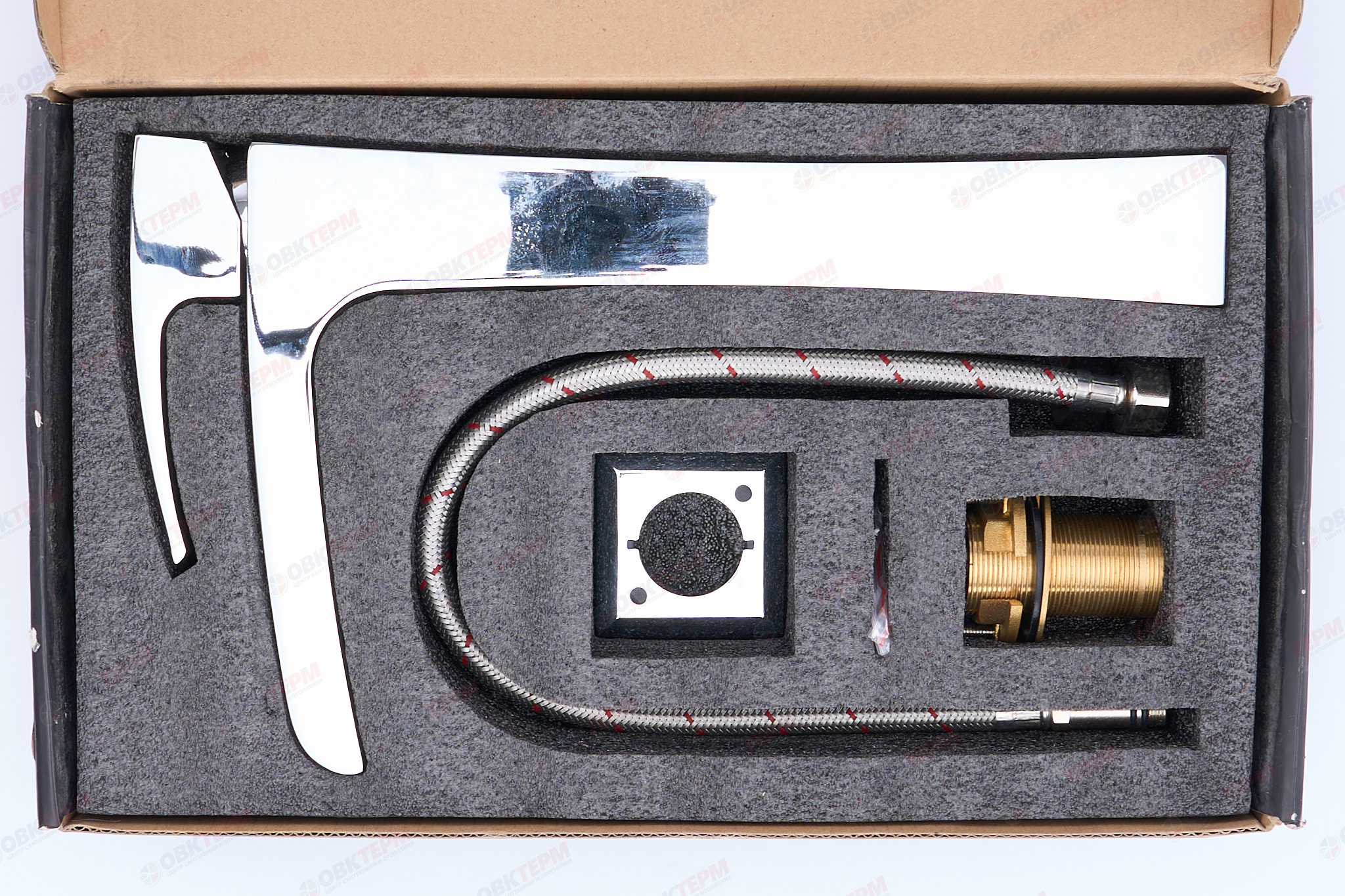 Смеситель д/раковины GAPPO G1007-21 латунь /хром /водопад /высокий - миниатюра №7