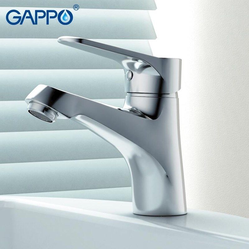 Смеситель д/раковины GAPPO G1036 латунь /хром (Ø35, на гайке) - Изображение №2