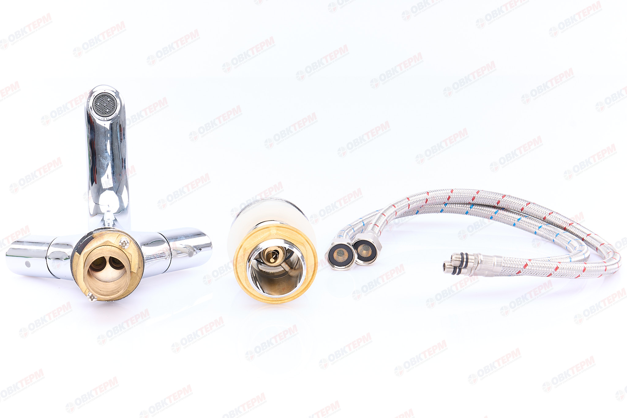 Смеситель д/раковины хром      G1041 *       (на гайке, п/об)        GAPPO - миниатюра №6