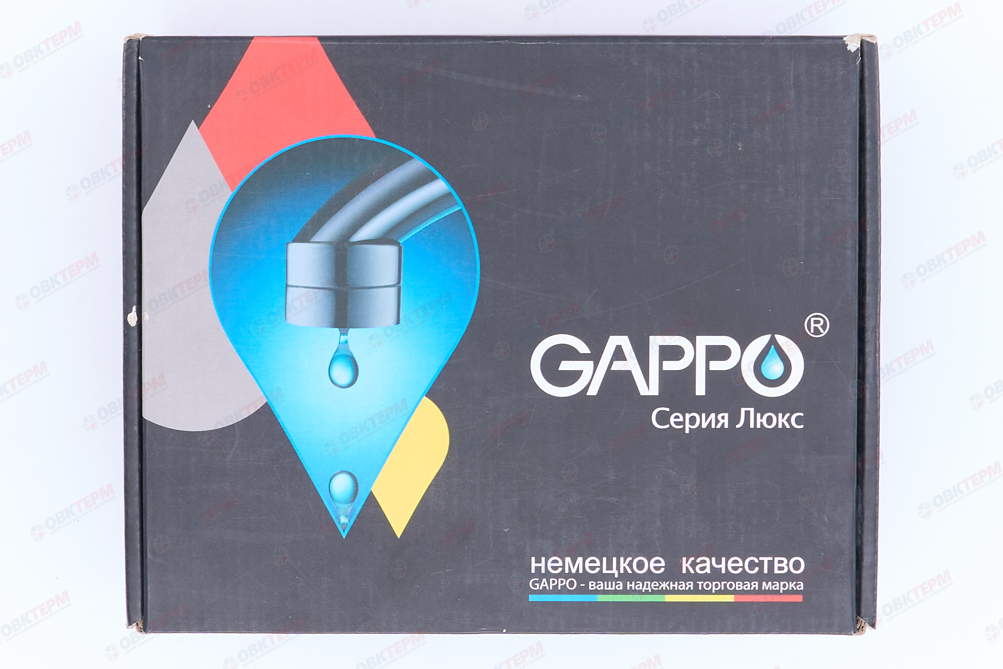 Смеситель д/раковины хром      G1041 *       (на гайке, п/об)        GAPPO - миниатюра №8