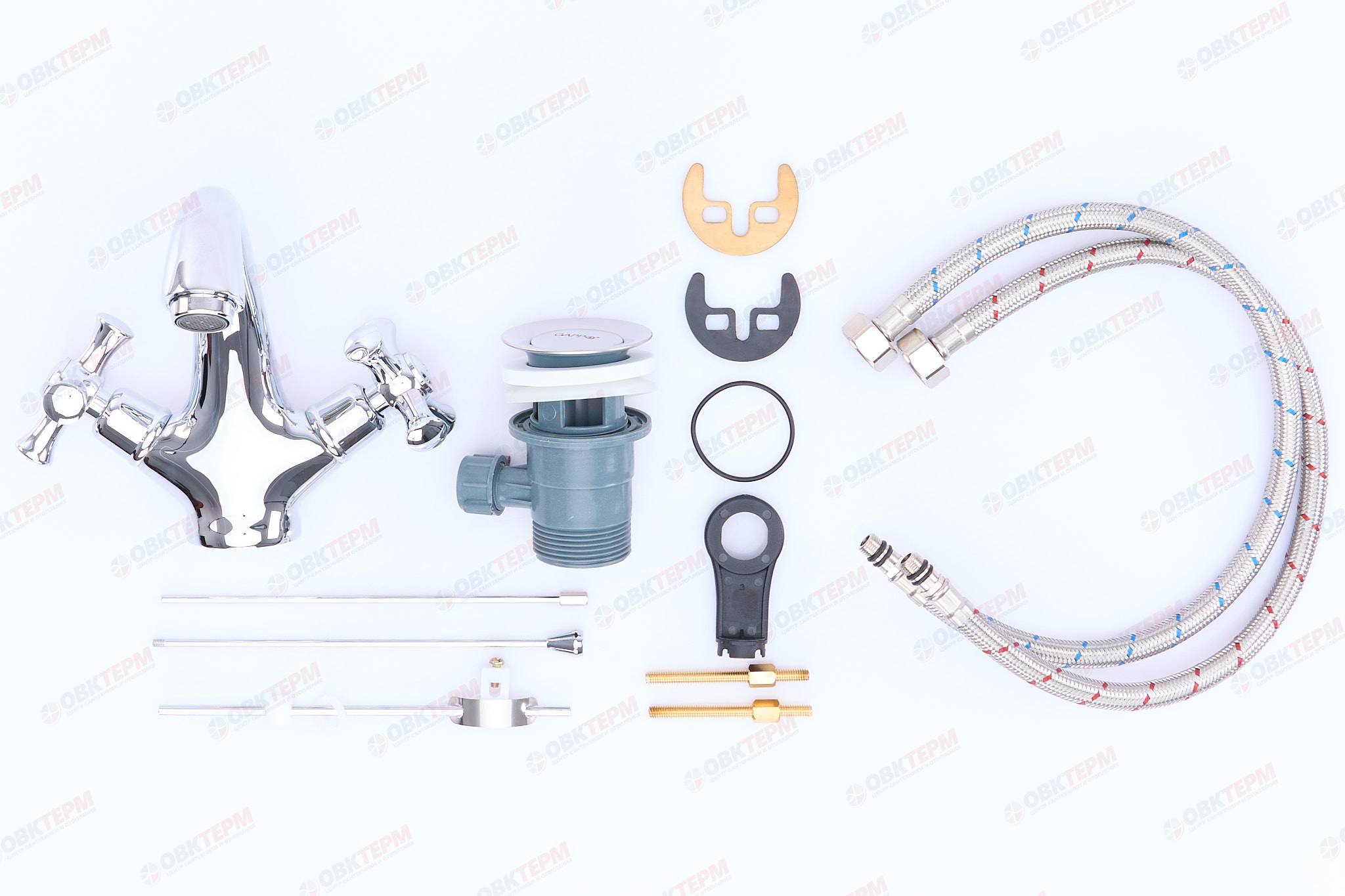 Смеситель д/раковины буксовый GAPPO G1042 латунь /кран-буксы - миниатюра №6