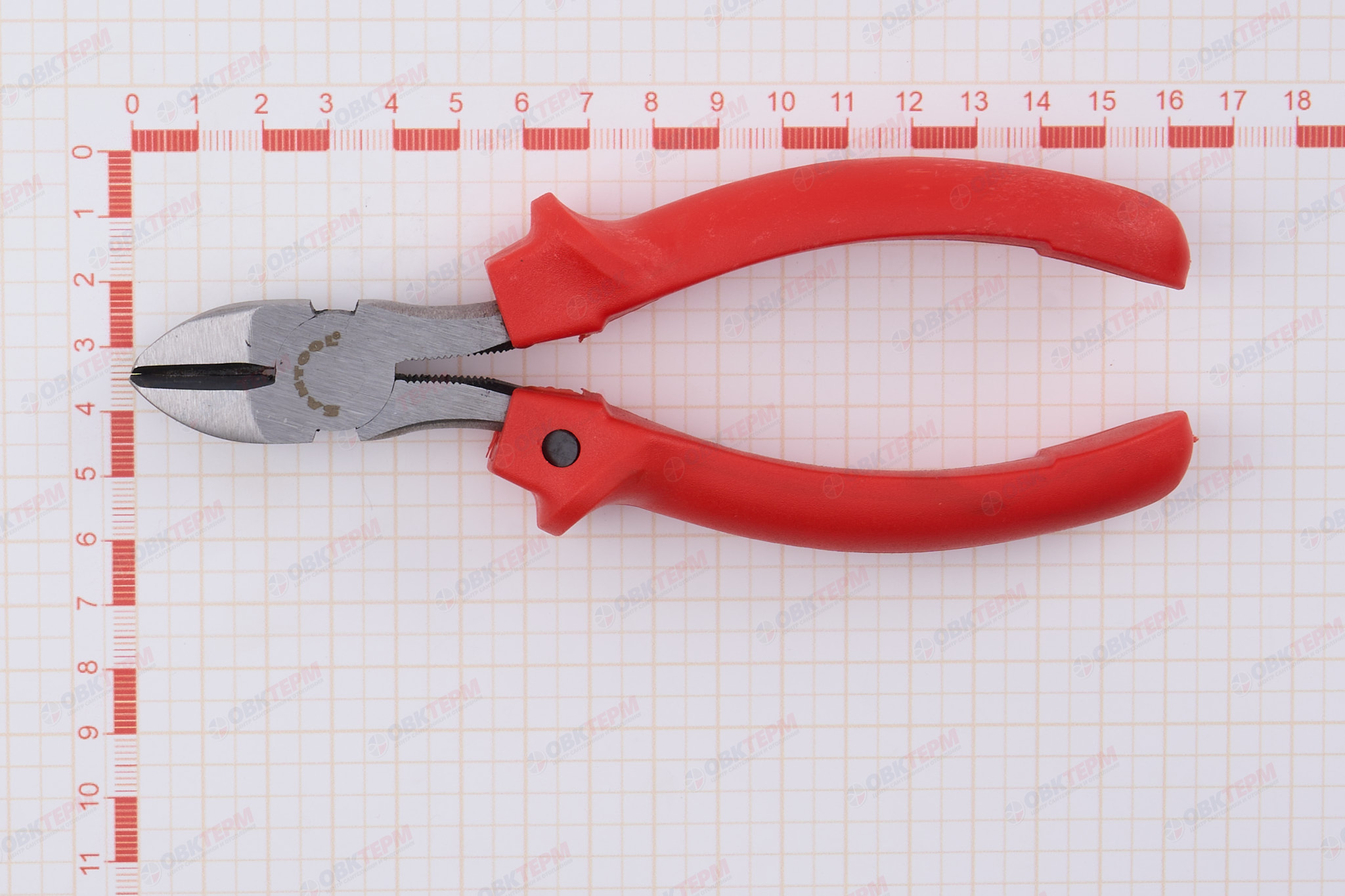 Бокорезы 160 мм красная ручка SANTOOL - миниатюра №6