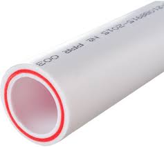 Труба армир красным стекловолокном 20х2,8 PN20 SDR 7,4   БЕЛАЯ PP-R   (RTP)       (100м) - Изображение №1
