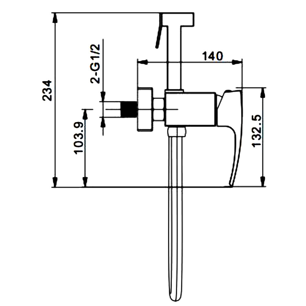 Смеситель с гигиеническим душем GAPPO G2007-6 латунь /черный - Изображение №2