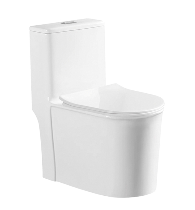 Унитаз-моноблок REDO R31 с сиденьем дюропласт, белый (685*380*775) - Изображение №1