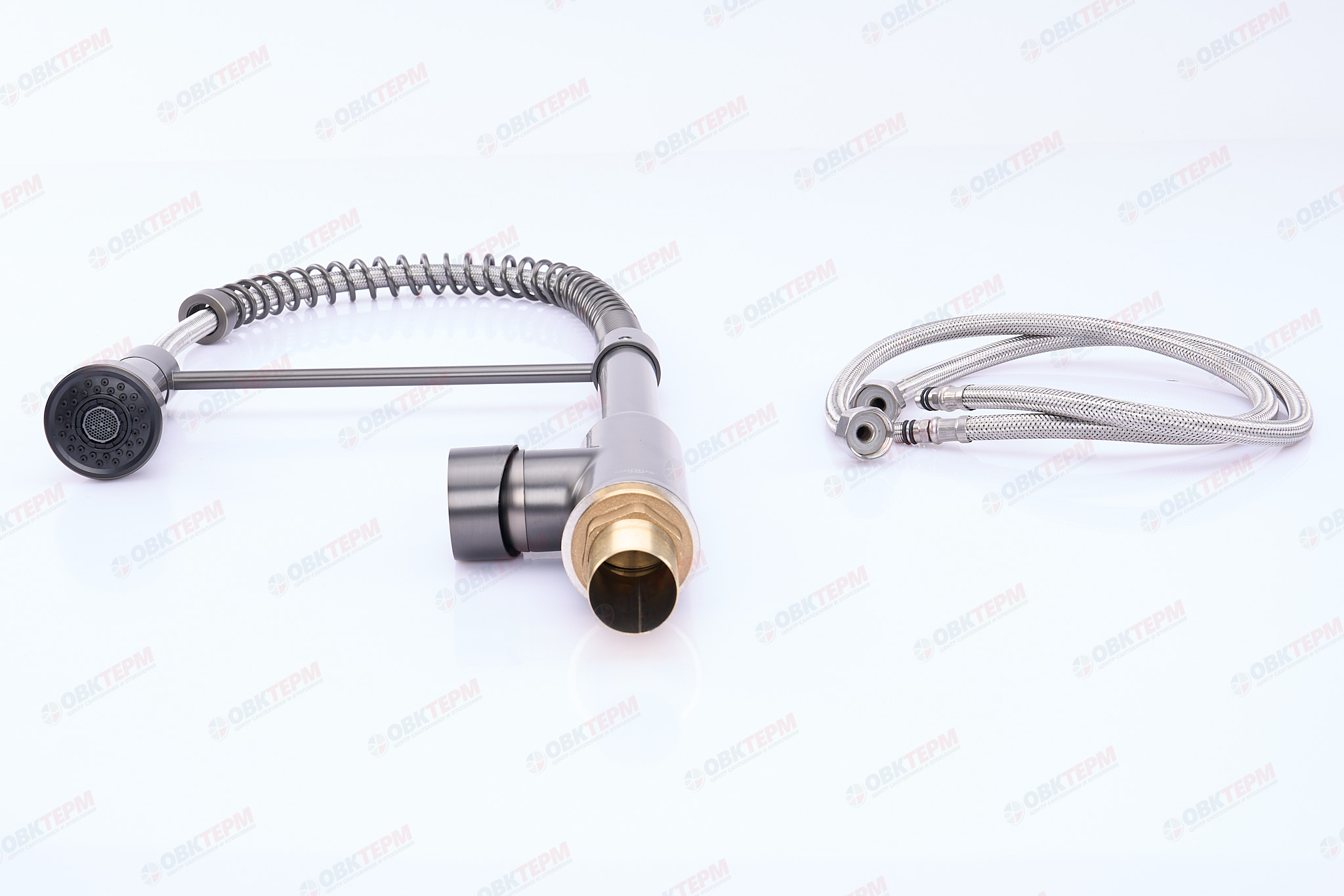 Смеситель д/кухни MIXXUS PREMIUM SPRING 017 GRAPHITE Ø35 (8 шт/ящ) - миниатюра №3