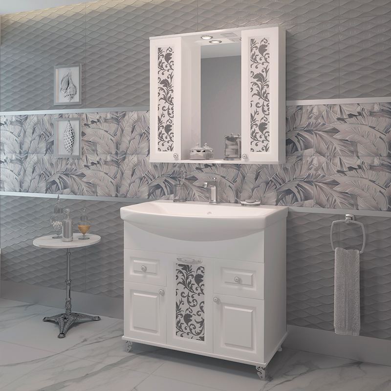 Тумба EvaGold 85 №3 "Baroque"  (ум Элеганс 850) - миниатюра №3
