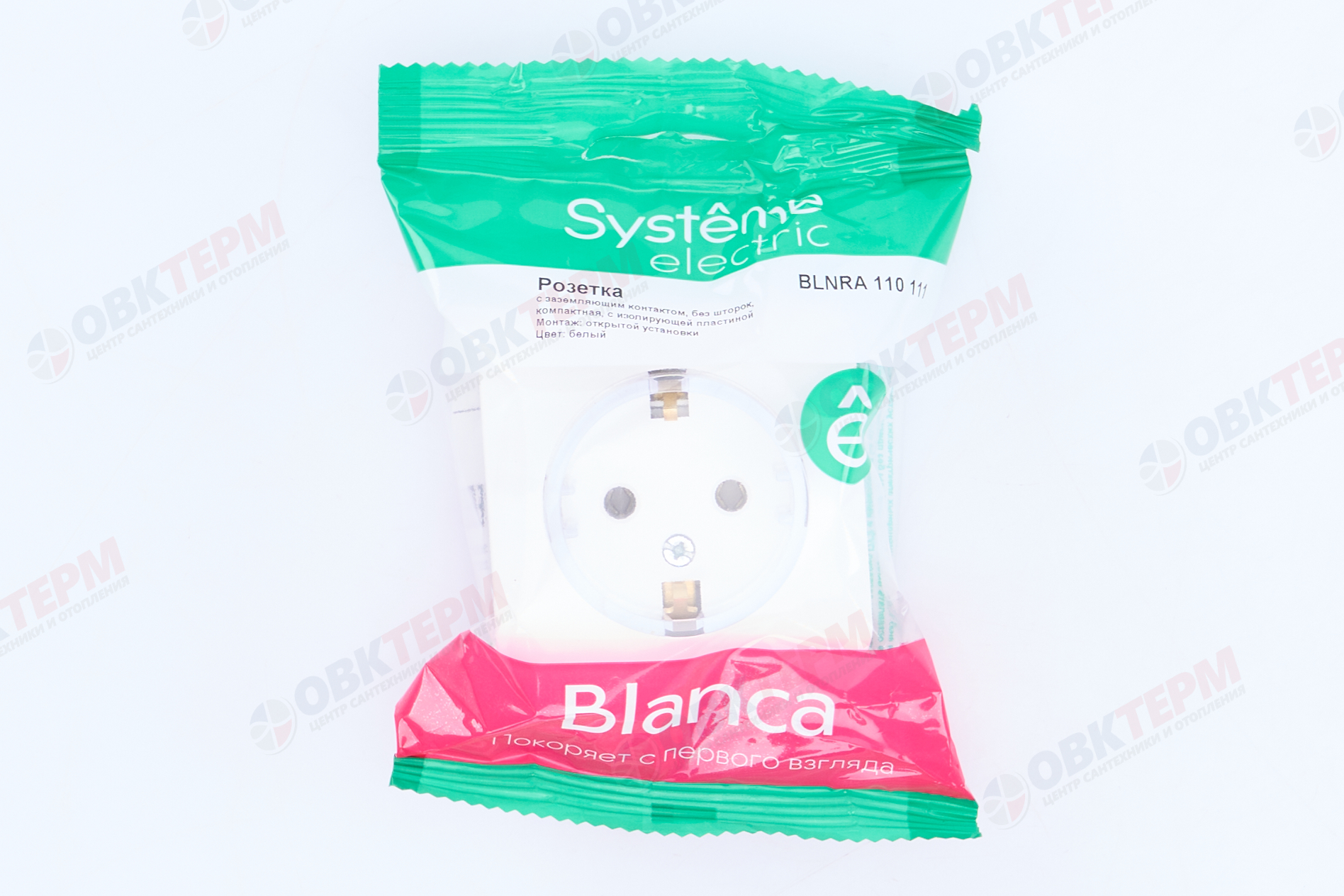 Розетка 1-местная с/з 16А IP20 250В компакт без защ. шторок с изолир. пластиной белый Blanca Systeme - миниатюра №8