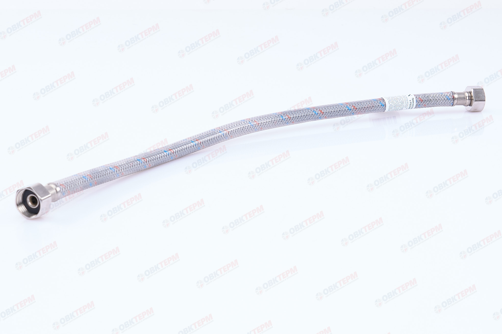 Шланг    1/2"х1/2" ВВ, в силикон.обмотке    50 см  "OVERCON"   (100шт/ящ) - миниатюра №2