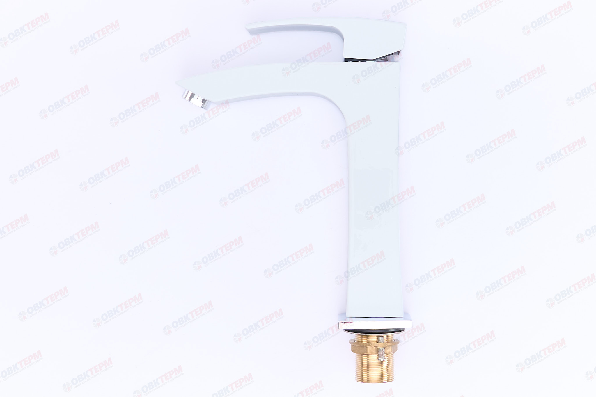 Смеситель д/раковины GAPPO G1007-78 латунь /белый /высокий /Ø35 /на гайке - миниатюра №4